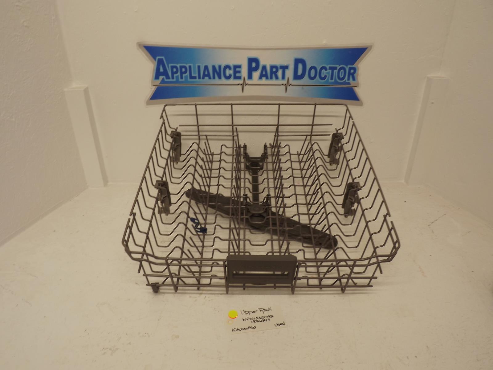 KitchenAid Dishwasher WPW10312792 1876397 Upper Rack Used KitchenAid Dishwasher WPW10312792 1876397 Upper Rack Used
